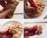 簡単!まるごと苺のひとくちチーズケーキ♡作り方3写真