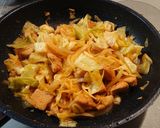 チーズタッカルビ風鶏肉とキャベツの炒め物作り方5写真