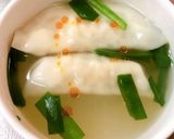 簡単水餃子スープ作り方3写真