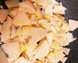 簡単美味い！竹の子と豆腐の炒め！作り方1写真
