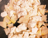 簡単美味い！竹の子と豆腐の炒め！作り方3写真