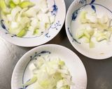 レンジチヂミ風芋餅入りにんにくドーム蒸し作り方10写真