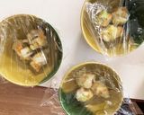 レンジチヂミ風芋餅入りにんにくドーム蒸し作り方24写真