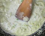 アボカドチキンクリームパスタ作り方7写真