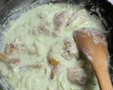 アボカドチキンクリームパスタ作り方8写真