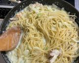 アボカドチキンクリームパスタ作り方10写真
