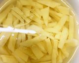 レンジキーマカレー味ひき肉のせドーム蒸し作り方2写真
