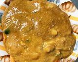 レンジキーマカレー味ひき肉のせドーム蒸し作り方13写真