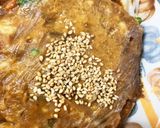 レンジキーマカレー味ひき肉のせドーム蒸し作り方15写真