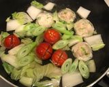 糖質限制　おから鶏団子野菜スープ作り方4写真