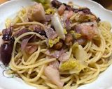 春キャベツとホタルイカのパスタ作り方6写真