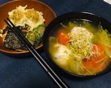 糖質限制　おから鶏団子野菜スープ作り方6写真