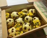 春の香り＊ほんわかよもぎ蒸しパン作り方6写真