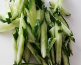 もやしときゅうりの塩昆布ナムル風和え物作り方2写真