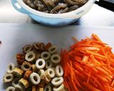 我が家の激安常備菜♡きんぴらこんにゃく作り方1写真