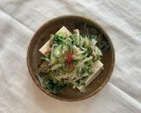 しらすと豆苗と搾菜のご馳走冷奴作り方5写真