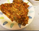 大豆とひじき入りネギ焼き作り方14写真