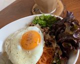あまりものランチ目玉焼き丼作り方2写真