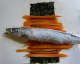 ししゃものじゃが海苔巻き♪みの揚げ風作り方4写真