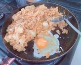 超簡単！キムチ納豆ツナチャーハン作り方3写真