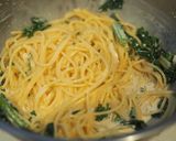 フライパン不要！明太子クリームパスタ作り方3写真
