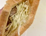 美味しいハムタマゴ、ハンバーグサンド作り方7写真