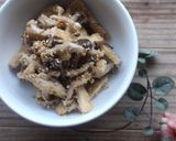 mレンジで！しめじと油揚げの胡麻和え作り方4写真
