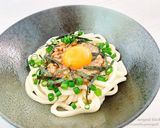 ほぼ3分で完成<ズボラ飯>釜玉納豆うどん作り方2写真