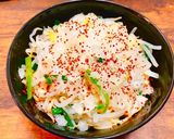 パスタで油そば風和え麺作り方10写真