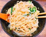 パスタで油そば風和え麺作り方11写真