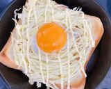 のせて焼くだけ!簡単♡お好み焼きトースト作り方5写真