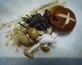 ☆きのこの蒸し焼き 温泉卵のせ☆作り方1写真