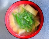 インゲンと油揚げの味噌汁作り方5写真