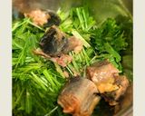 鯖缶と水菜の胡麻ドレサラダ作り方2写真