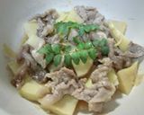 たけのこと豚肉のレンジ蒸し作り方6写真