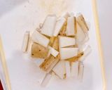 簡単！ホクホク！長芋とひき肉の炒め物！作り方2写真