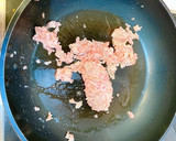 簡単！ホクホク！長芋とひき肉の炒め物！作り方3写真
