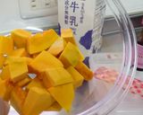 材料5つでつくるかぼちゃプリン作り方1写真