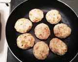 豆腐とプロテインのハンバーグ（大量生産）作り方4写真