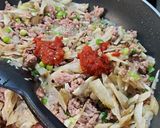 覚書♡めちゃ旨い合挽きと牛蒡の簡単炒飯♡作り方2写真