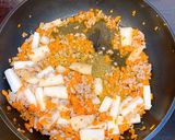 簡単！ホクホク！長芋とひき肉の炒め物！作り方7写真