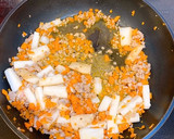 簡単！ホクホク！長芋とひき肉の炒め物！作り方7写真