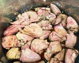 鶏レバーの甘辛煮作り方1写真