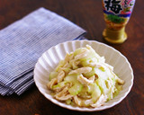簡単手軽☆セロリと鶏ささみのねり梅和え作り方8写真