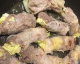 春キャベツの豚肉巻き巻き蒸し焼き作り方8写真