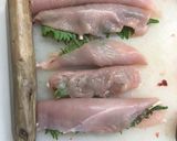 胸肉の大葉梅はさみ焼き作り方4写真