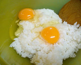 冷や飯消費！豆苗と小揚げのコク旨和風炒飯作り方2写真