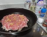 豚バラ肉ミルフィーユ焼き作り方2写真
