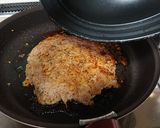 豚バラ肉ミルフィーユ焼き作り方5写真