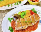 クレソルとパルメザンチーズのオムレツ作り方3写真